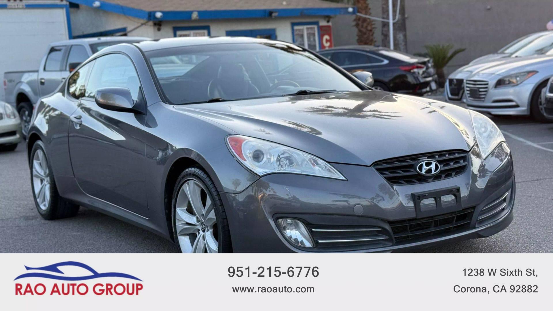 2010 Hyundai Genesis Coupe 3.8 Base in Corona CA For Sale - Image 1