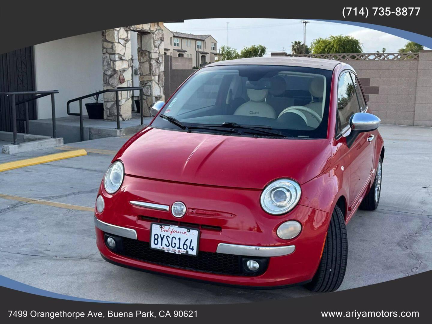 2012 FIAT 500 Lounge in Buena Park CA For Sale - Image 1