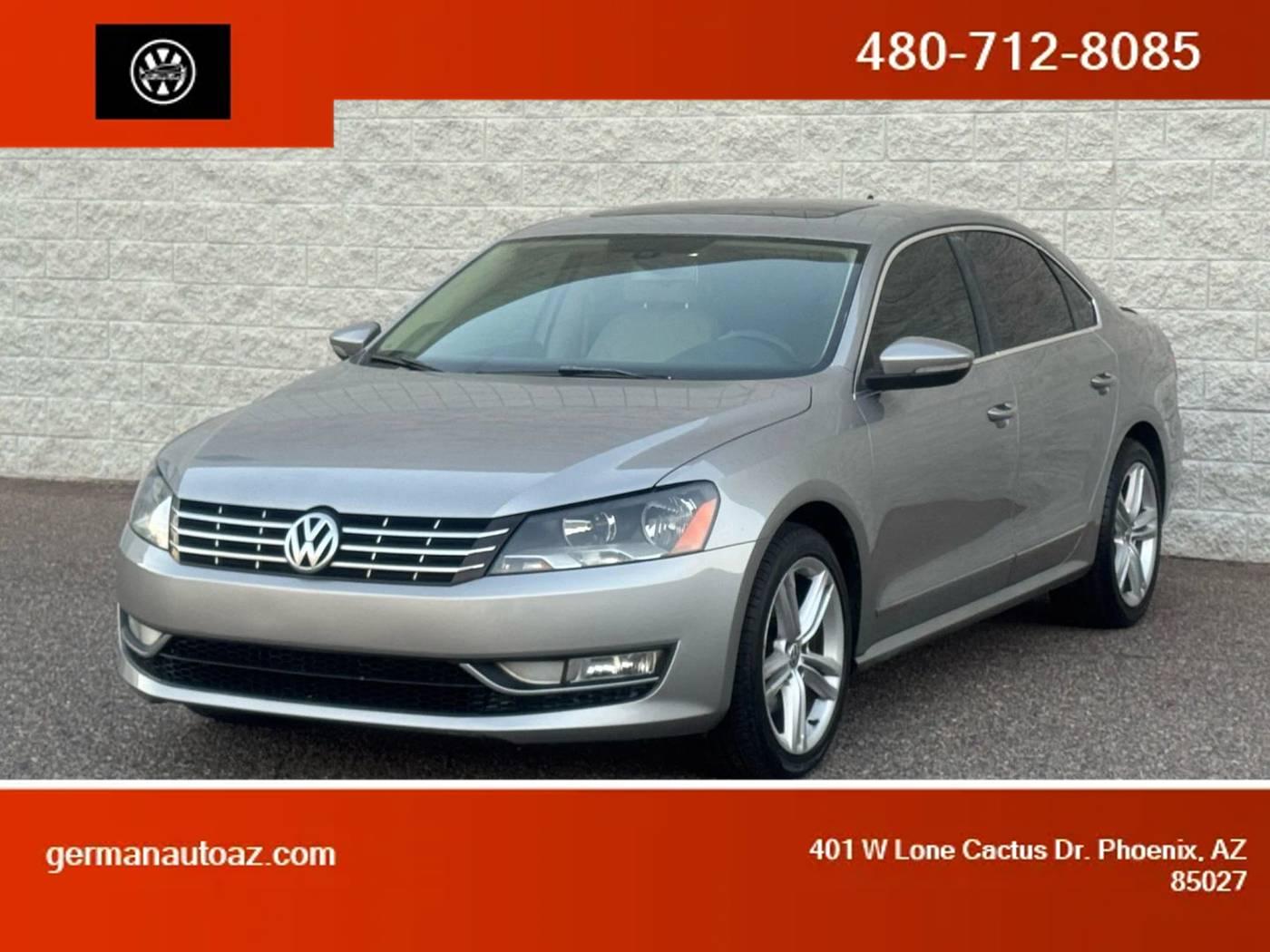 2012 Volkswagen Passat TDI SEL Premium in Phoenix AZ For Sale - Image 1