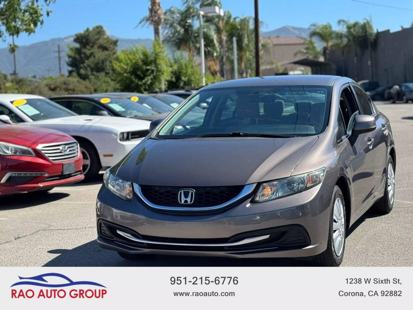 2013 Honda Civic LX in Corona CA For Sale - Image 1
