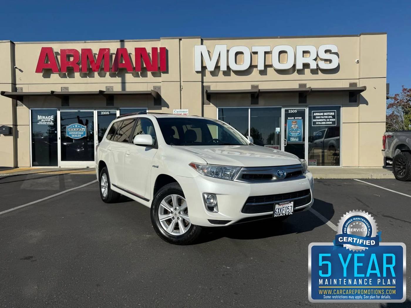 2013 Toyota Highlander Hybrid in Sacramento CA For Sale - Image 1