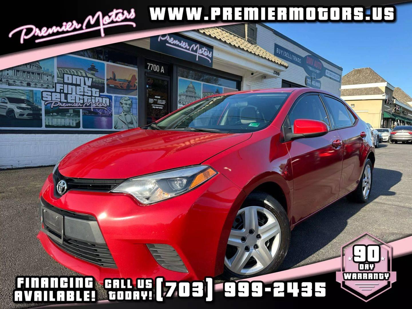 2014 Toyota Corolla LE in Falls Church VA For Sale - Image 1