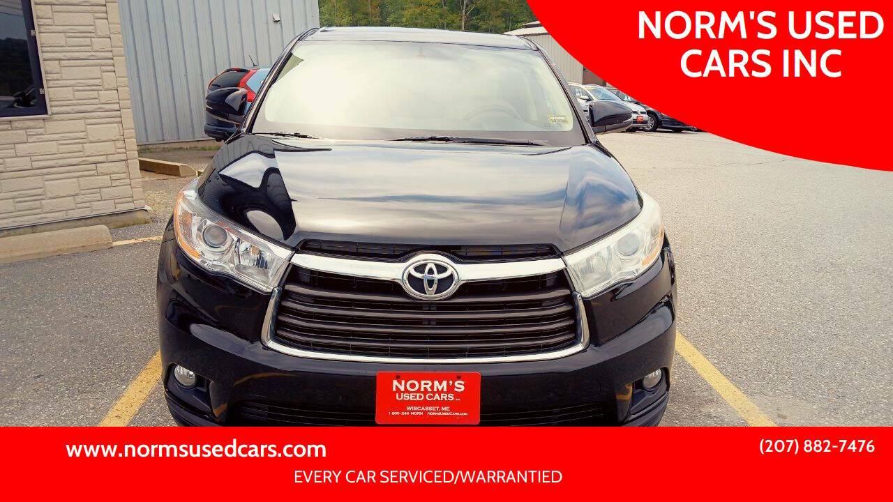 2014 Toyota Highlander LE Plus in Wiscasset ME For Sale - Image 1