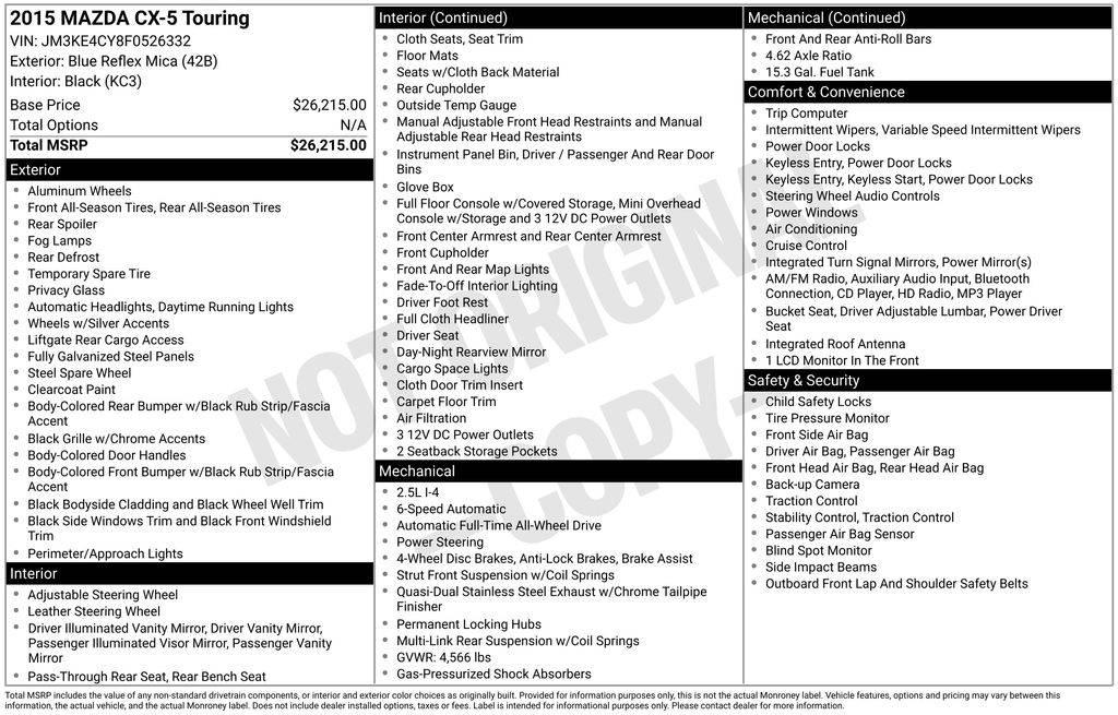 2015 Mazda CX-5 Touring in La Crosse WI For Sale - Image 1