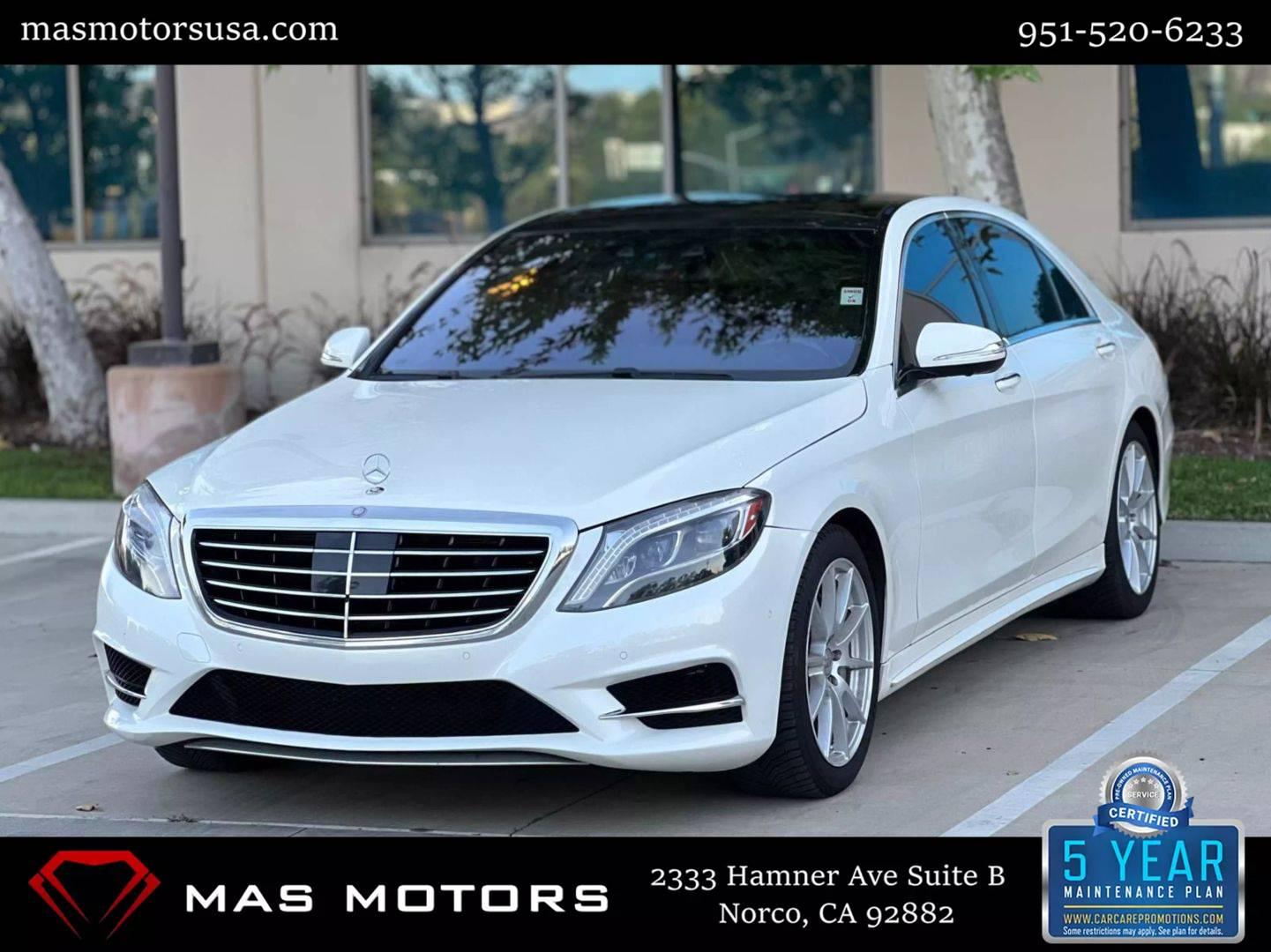 2016 Mercedes-Benz S-Class S 550 in Norco CA For Sale - Image 1