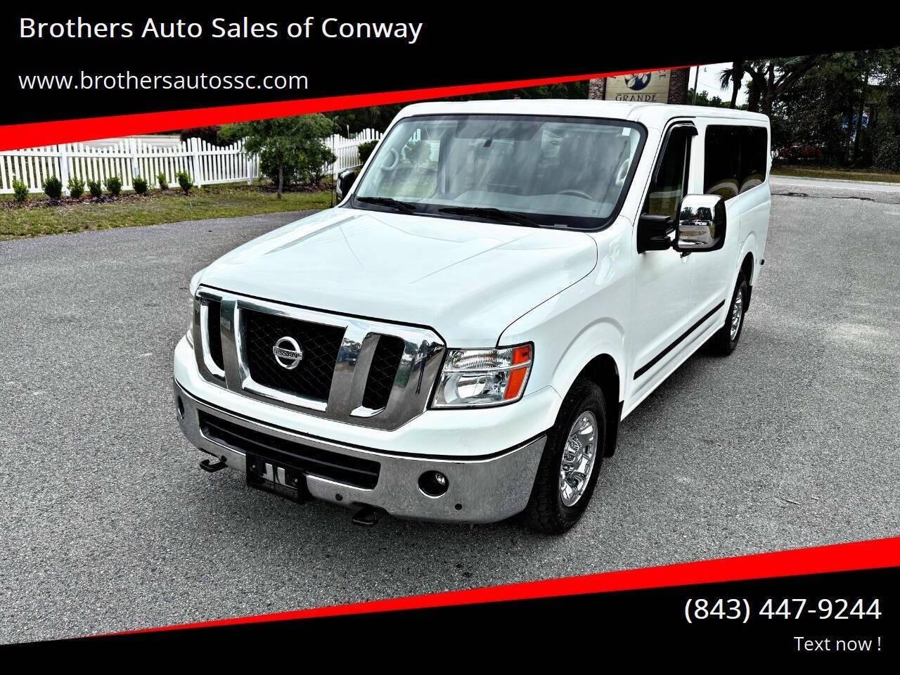 2016 Nissan NV Passenger SL in Conway SC For Sale - Image 1
