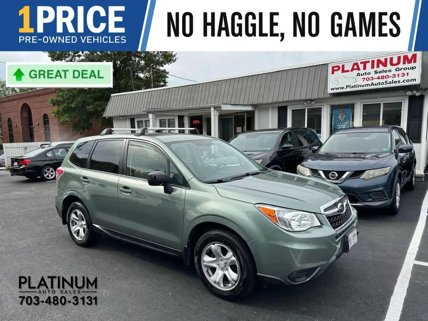 2016 Subaru Forester 2.5i in Arlington VA For Sale - Image 1