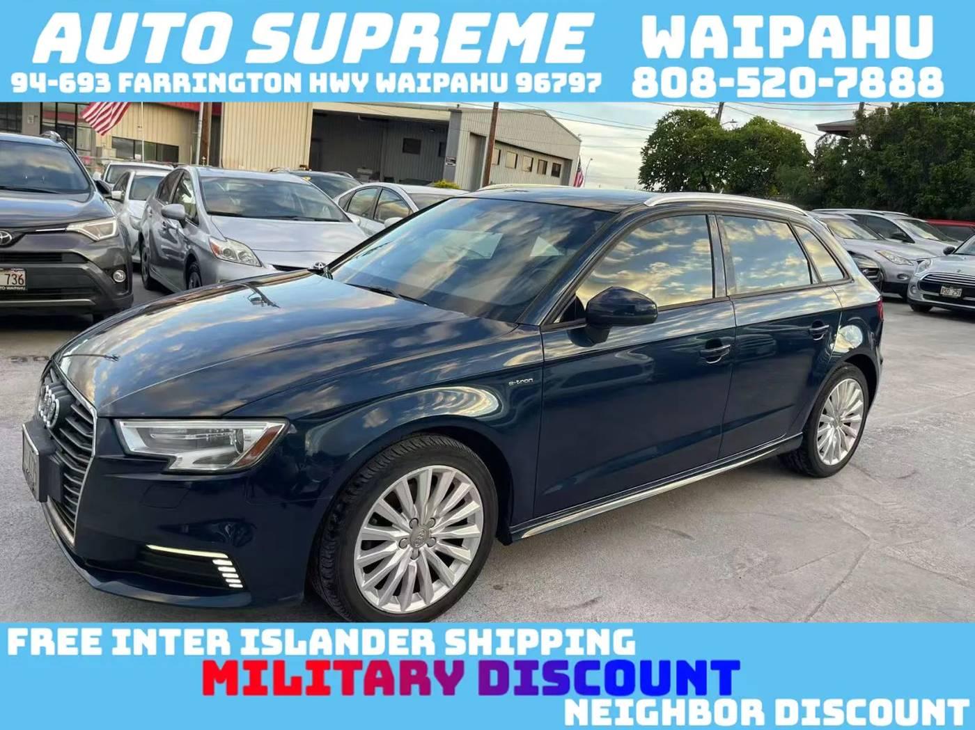 2017 Audi A3 e-tron Premium in Waipahu HI For Sale - Image 1