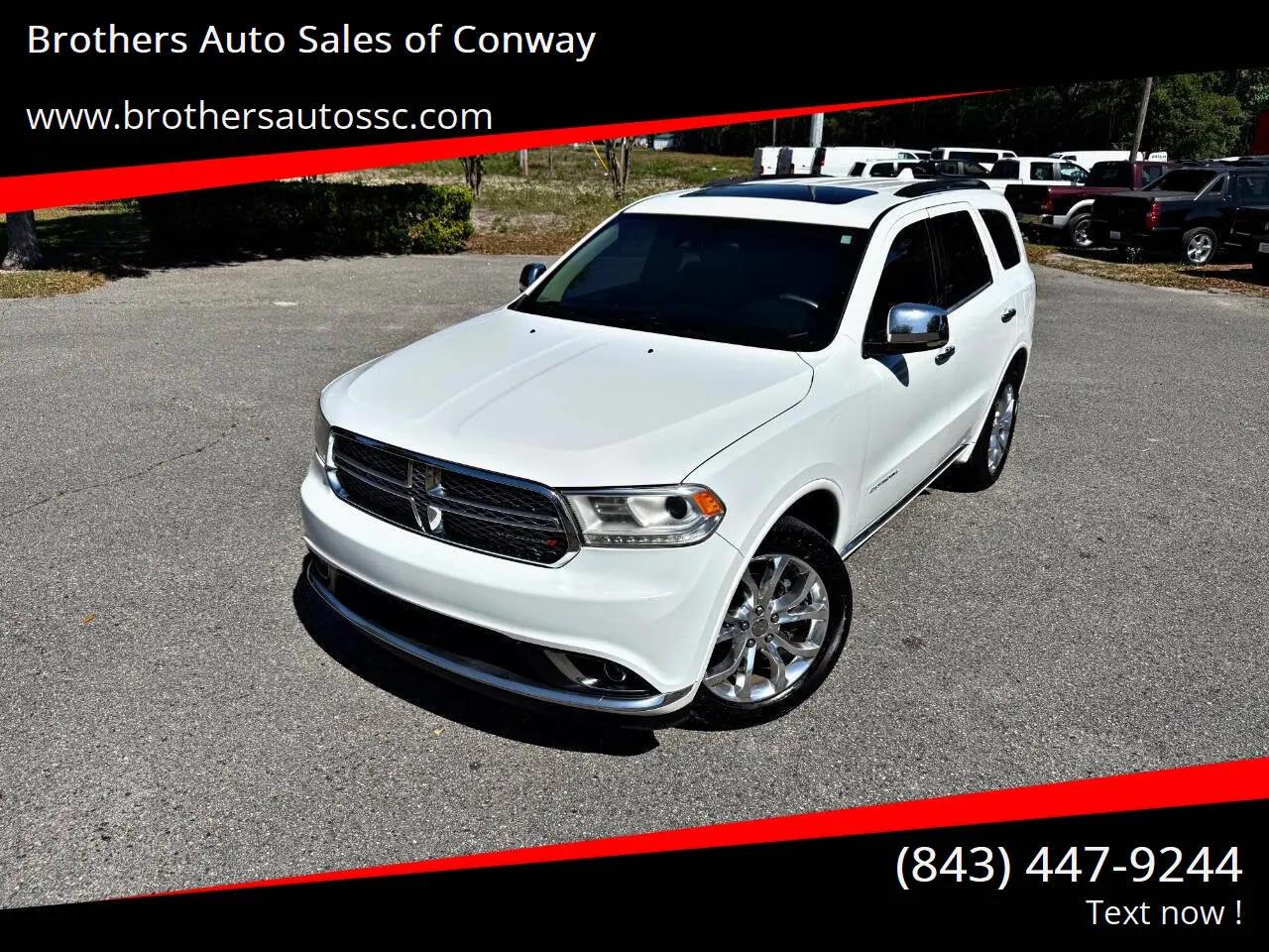 2017 Dodge Durango Citadel in Conway SC For Sale - Image 1