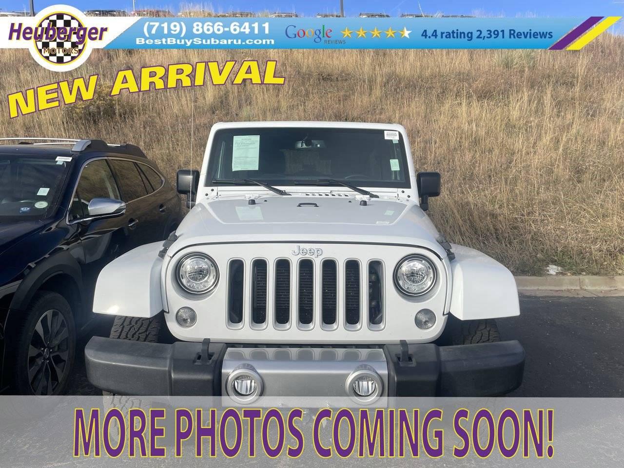 2017 Jeep Wrangler Sahara in Colorado Springs CO For Sale - Image 1