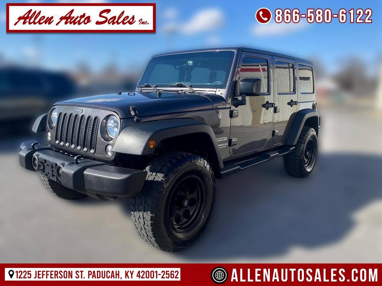 2017 Jeep Wrangler Sport in Paducah KY For Sale - Image 1