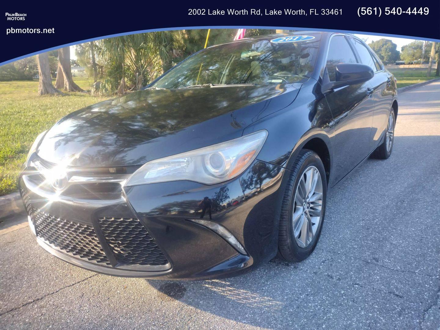 2017 Toyota Camry SE in Lake Worth FL For Sale - Image 1
