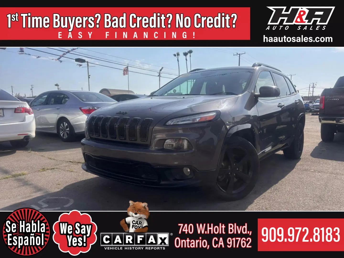 2018 Jeep Cherokee Latitude Tech in Ontario CA For Sale - Image 1