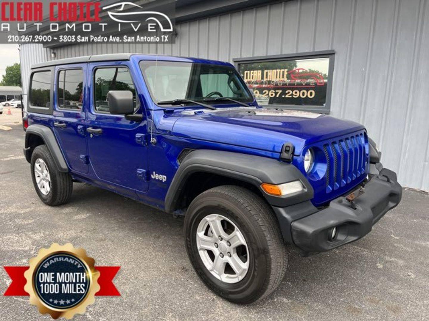 2018 Jeep Wrangler Sport S in San Antonio TX For Sale - Image 1