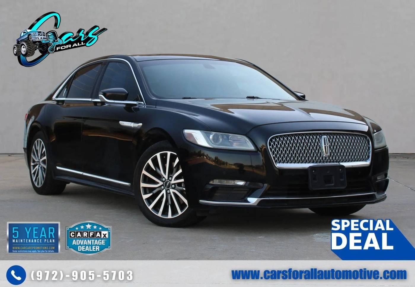 2018 Lincoln Continental Select in Garland TX For Sale - Image 1
