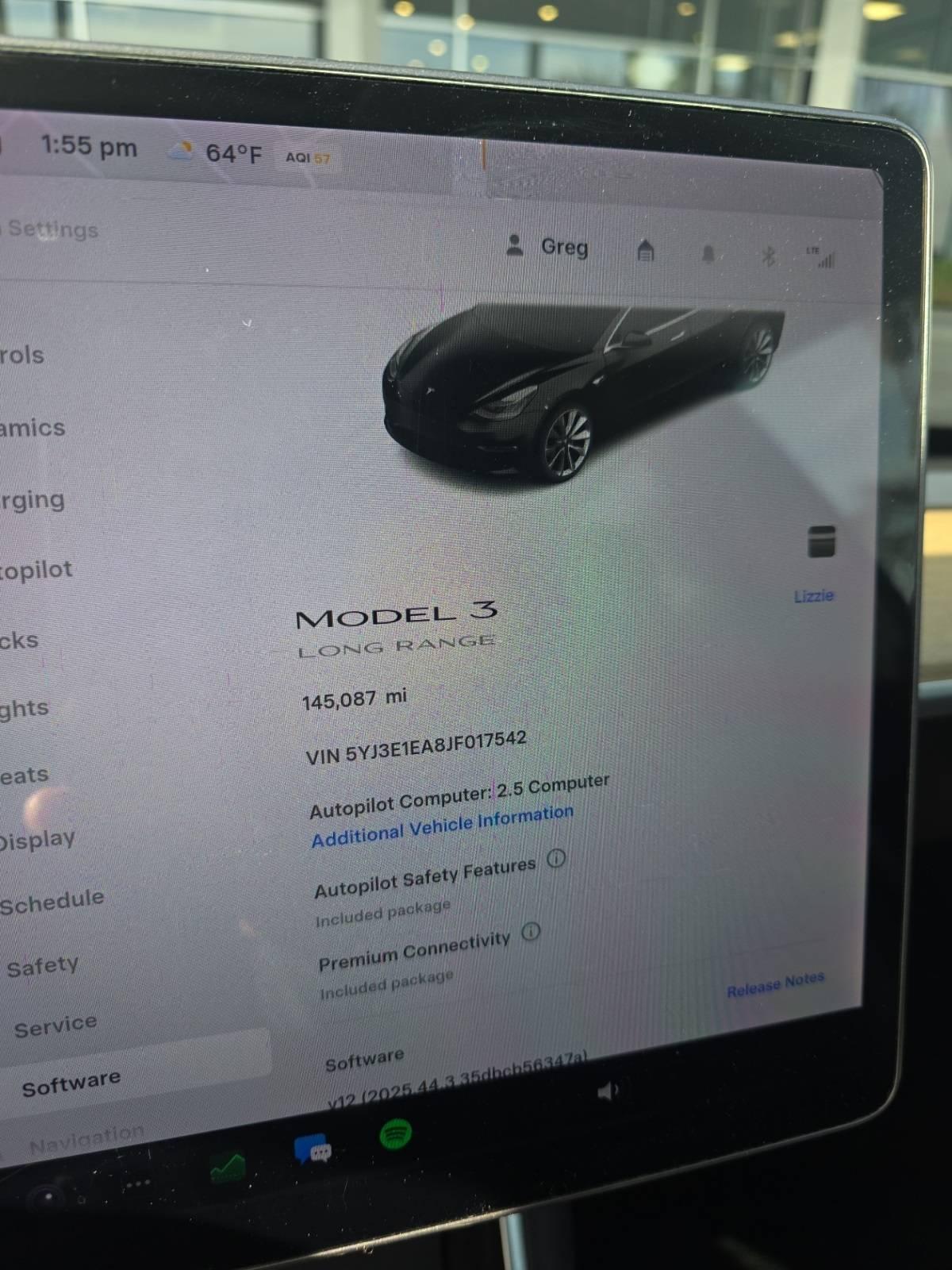 2018 Tesla Model 3 Long Range in Sunnyvale CA For Sale - Image 1