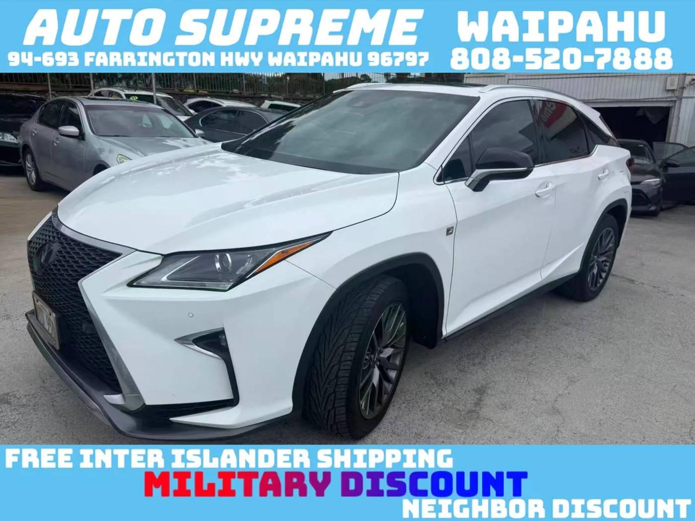 2019 Lexus RX RX 350 F Sport in Waipahu HI For Sale - Image 1