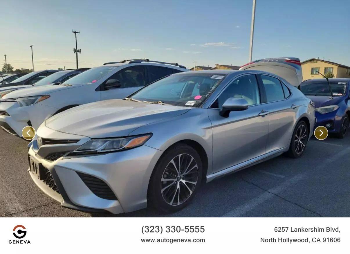 2019 Toyota Camry SE in Los Angeles CA For Sale - Image 1