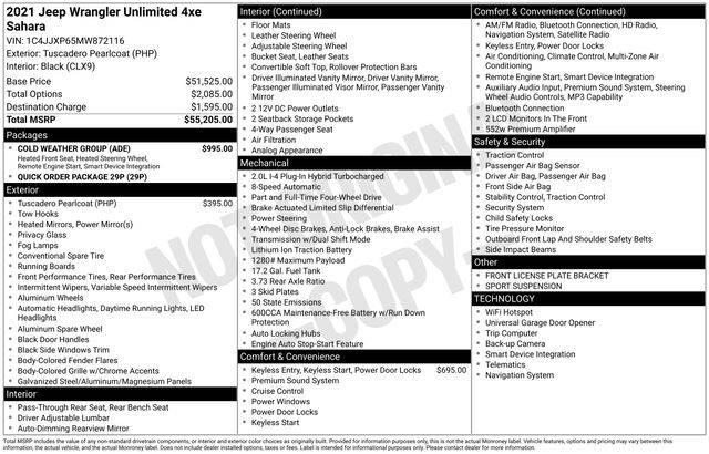 2021 Jeep Wrangler Sahara 4xe in Castle Rock CO For Sale - Image 1