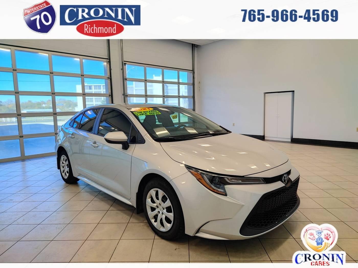 2021 Toyota Corolla LE in Richmond IN For Sale - Image 1
