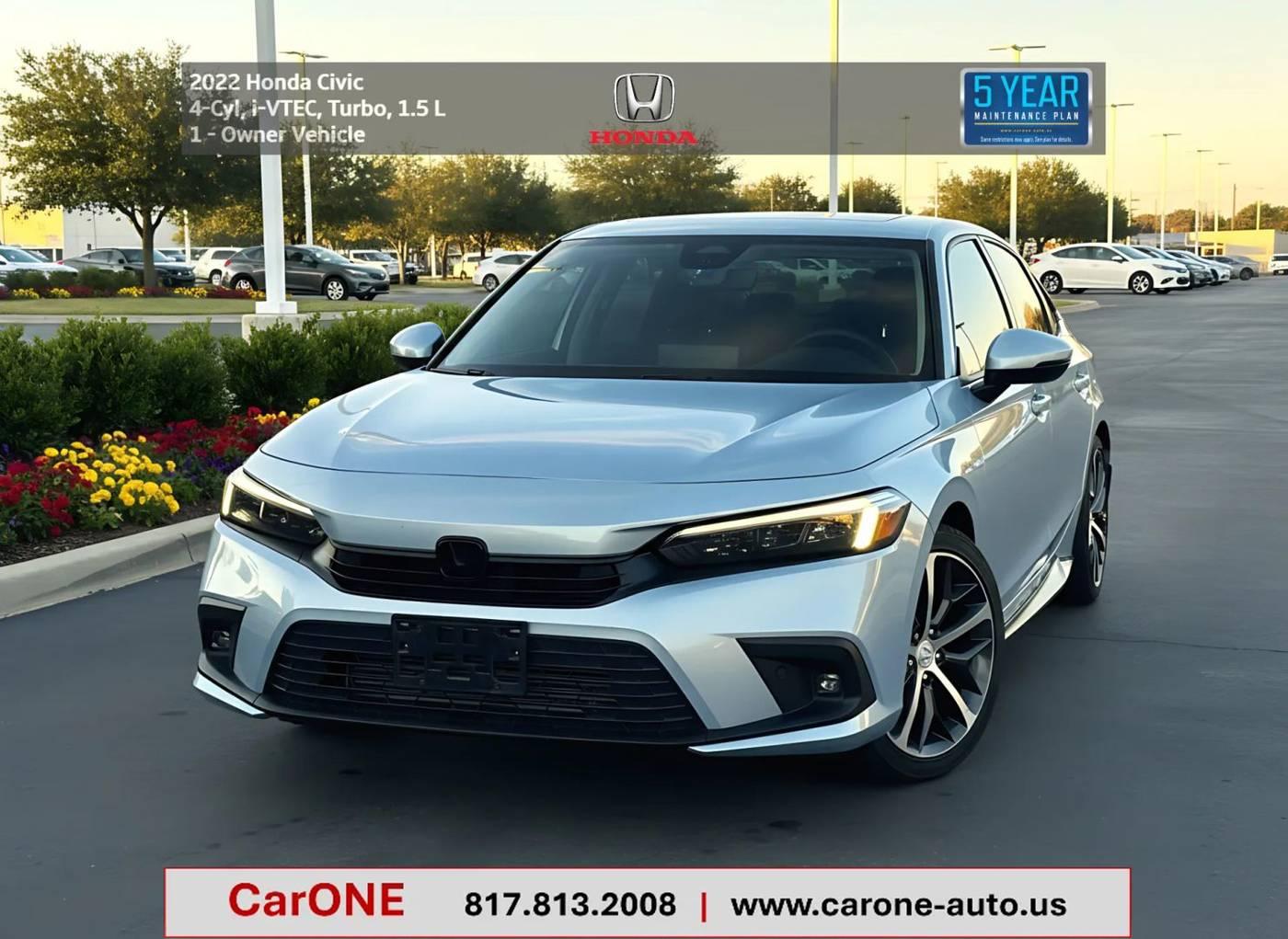 2022 Honda Civic Touring in Garland TX For Sale - Image 1