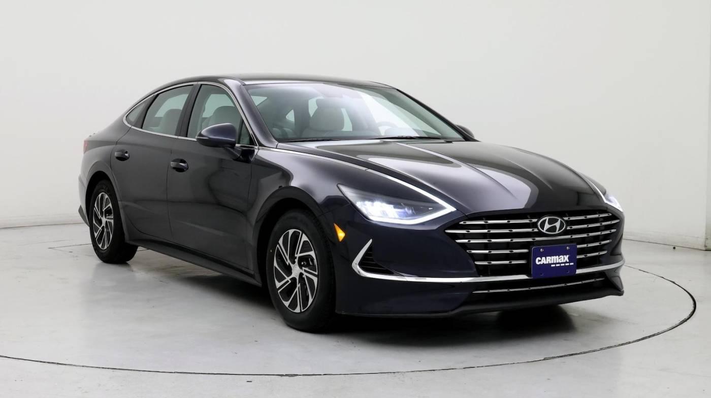 2022 Hyundai Sonata Hybrid Blue in Inglewood CA For Sale - Image 1