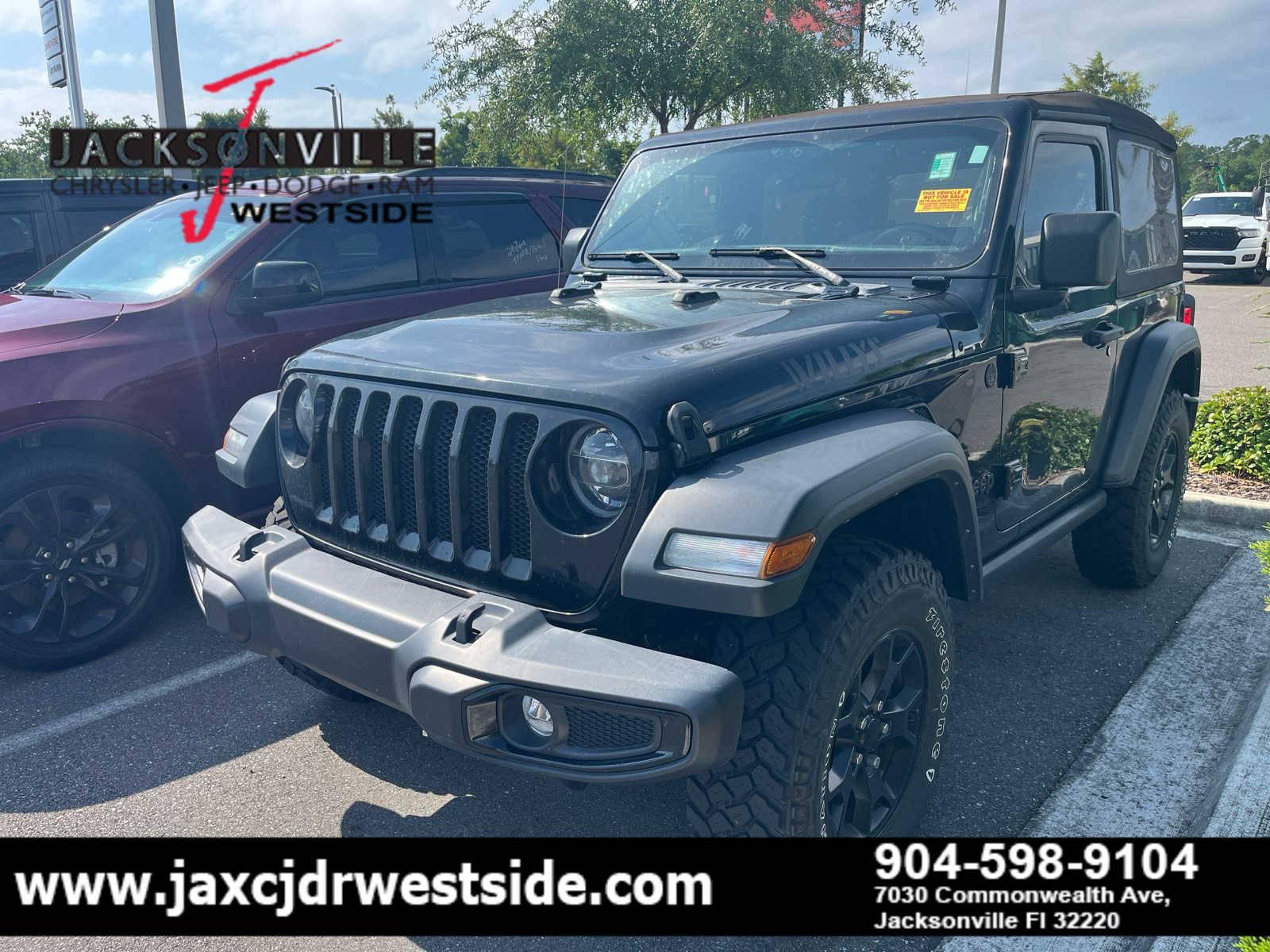 2022 Jeep Wrangler Willys in Jacksonville FL For Sale - Image 1
