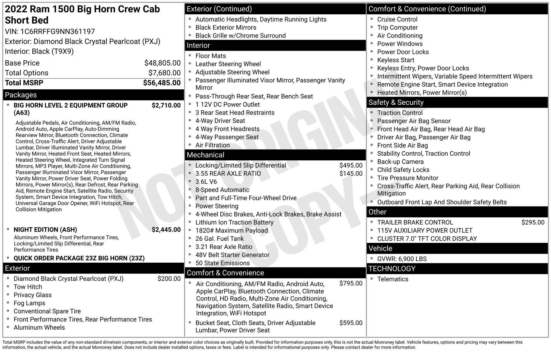 2022 Ram 1500 Big Horn in Chesterton IN For Sale - Image 1