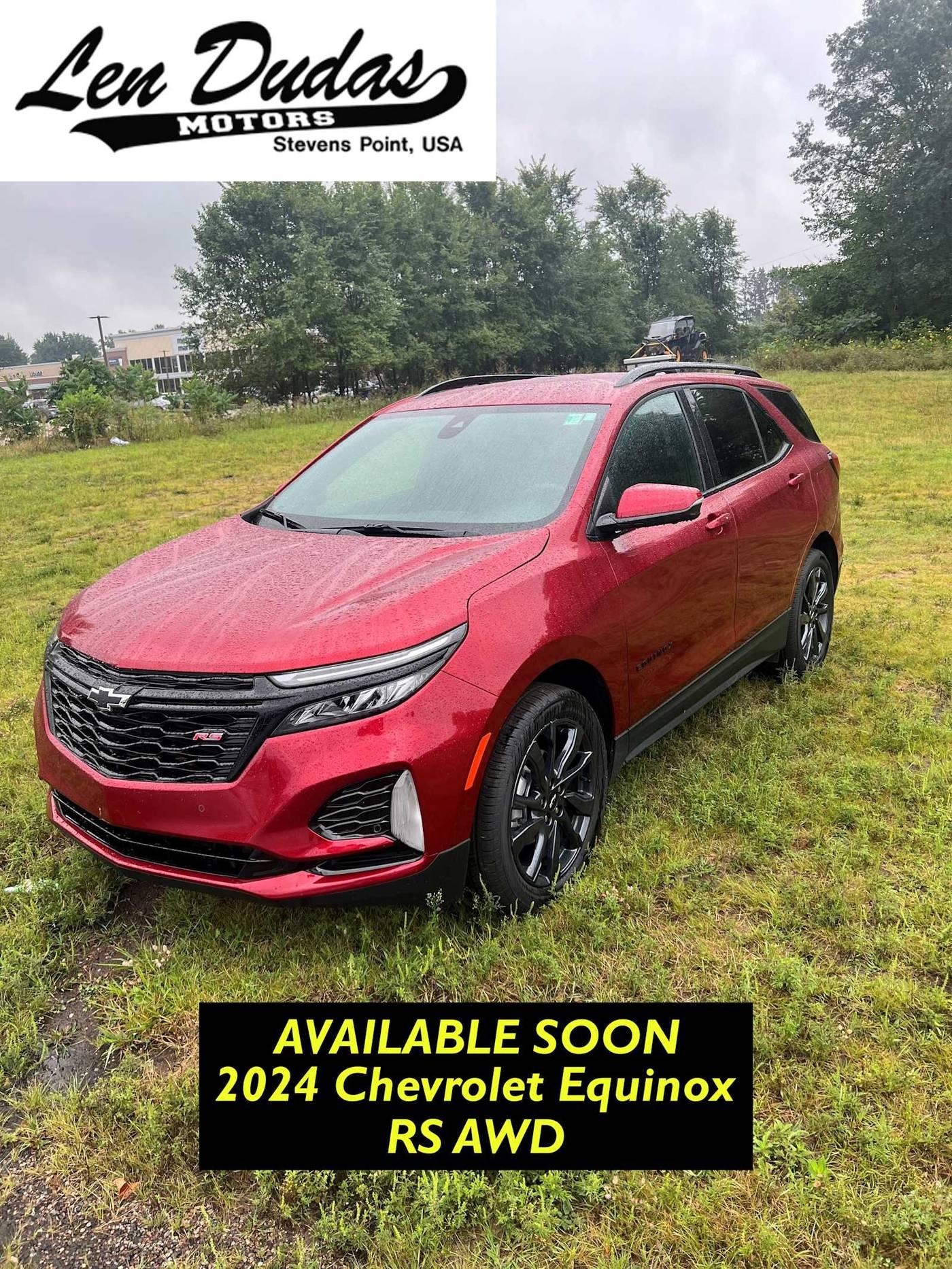 2024 Chevrolet Equinox RS in Stevens Point WI For Sale - Image 1