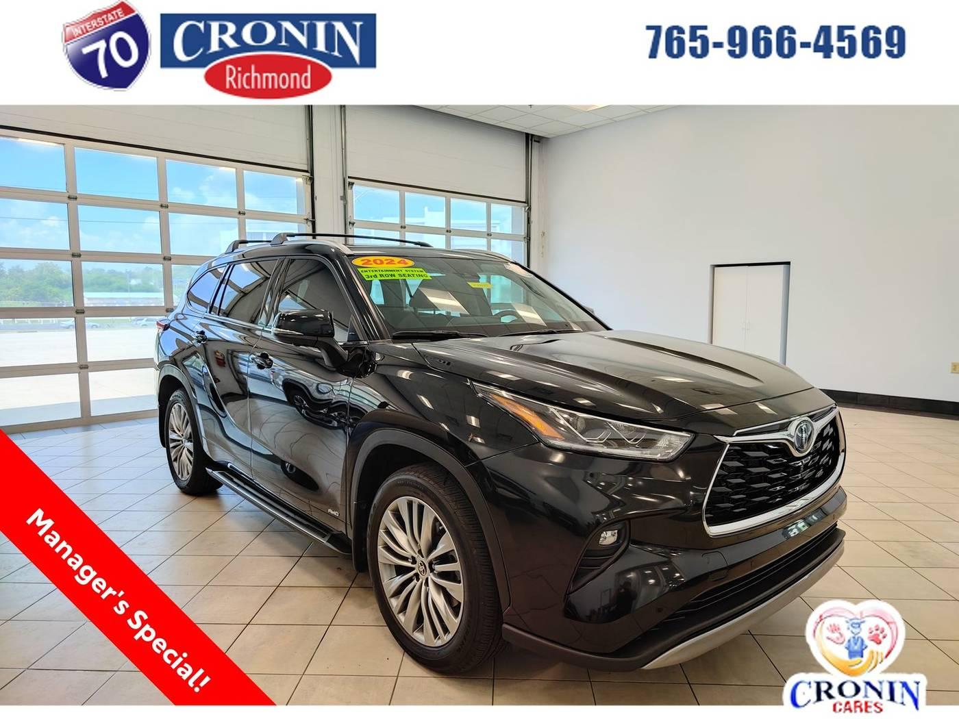 2024 Toyota Highlander Hybrid Platinum in Richmond IN For Sale - Image 1